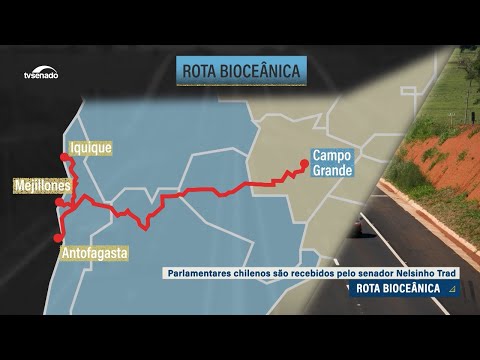Senador Nelsinho Trad recebe parlamentares chilenos e reforça apoio à Rota Bioceânica