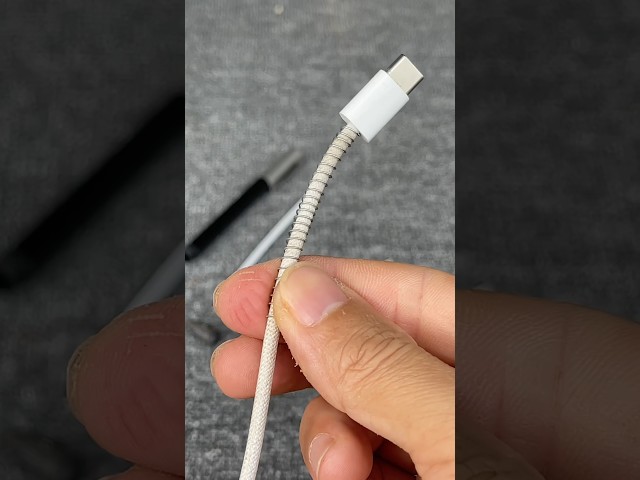 How to protect your phone charging cable. #diy #short