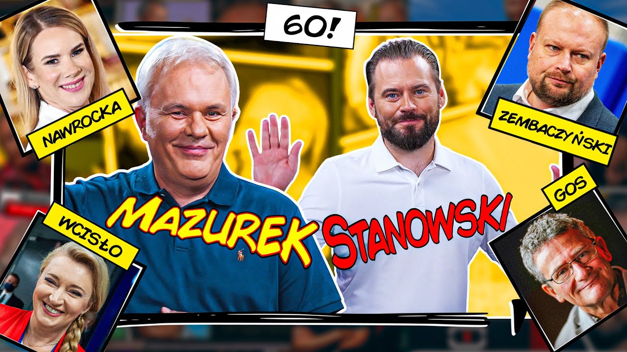 MAZUREK & STANOWSKI #60 – KOSZMARNY BŁĄD MARTY NAWROCKIEJ, POSŁANKA PIS VS AI, POCIĄG PSL W ALPY