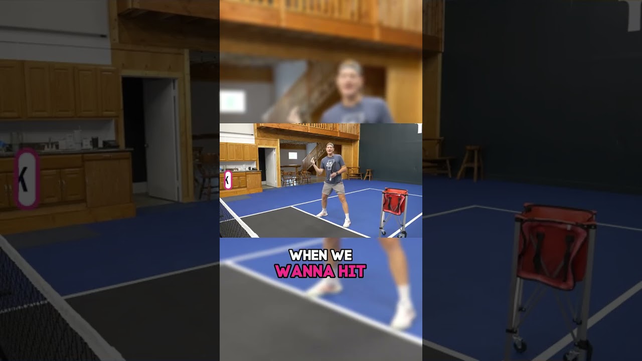Why you should hit more cross-court dinks in pickleball 🎯⁠ #pickleball #pickleballtips #shorts