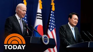 Biden Visits South Korean Leader Amid Threats From Kim Jong-Un