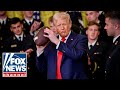 Trump welcomes the Navy football team to the White House