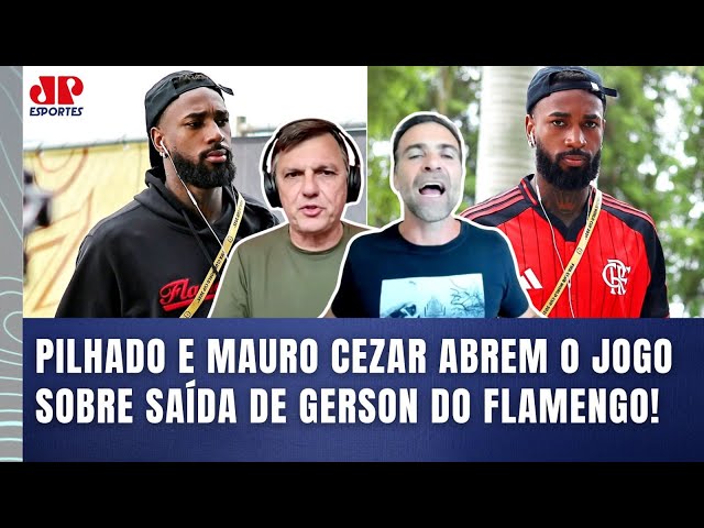 "É INFORMAÇÃO! Uma PESSOA ME FALOU que..." Pilhado e Mauro Cezar ABREM JOGO sobre Flamengo e Gerson!