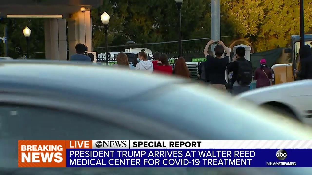 President Trump being transferred to Walter Reed: Special Report: Special Report