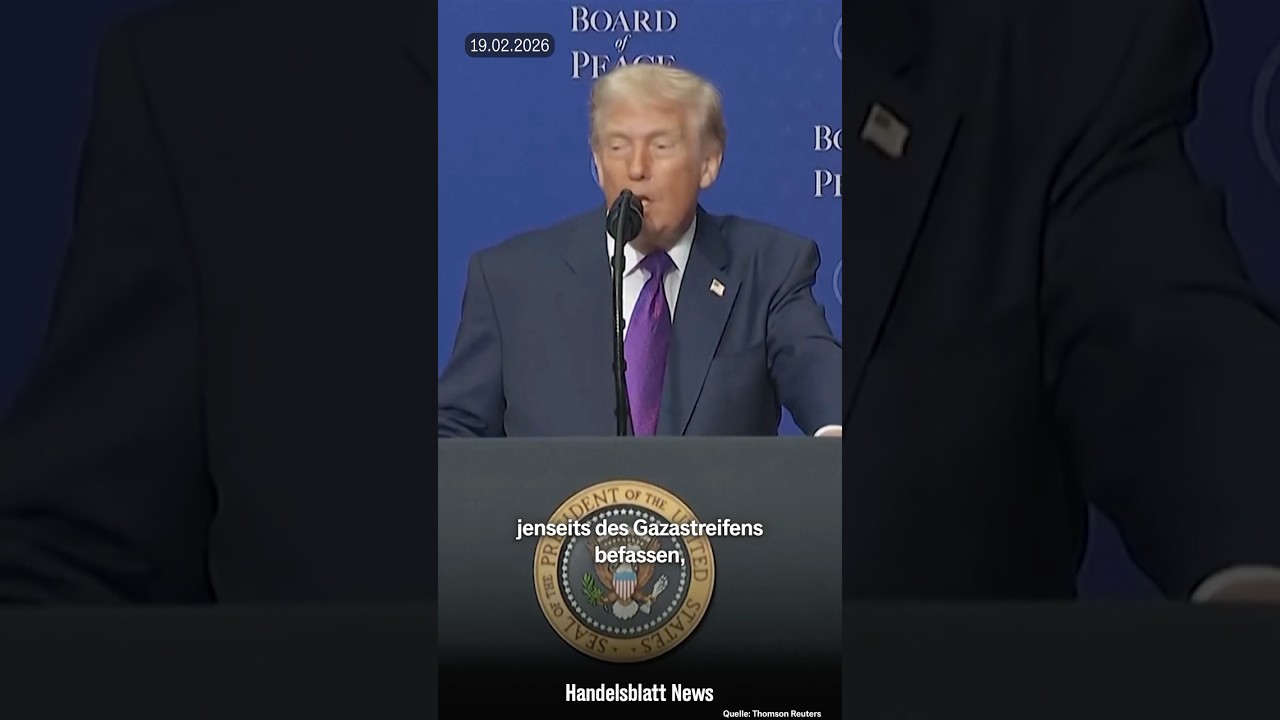 Trumps „Friedensrat“ kommt zur ersten Sitzung zusammen