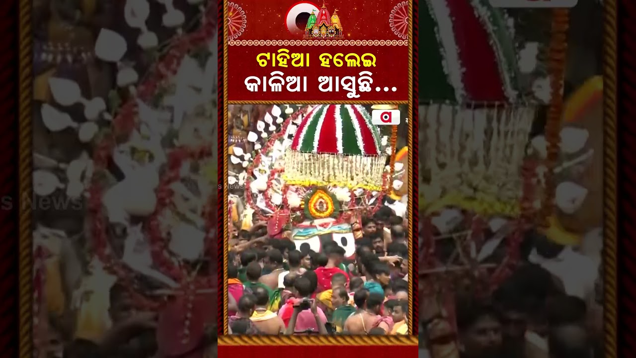 ଟାହିଆ ହଲେଇ କାଳିଆ ଆସୁଛି...| Lord Jagannath Pahandi | Bahuda Yatra 2026 | Argus News