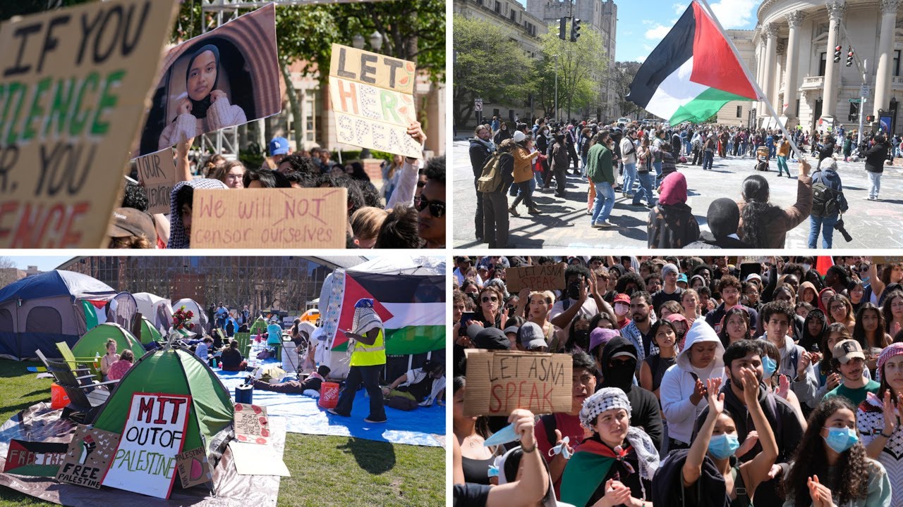 Pro-Palestinian protests continue to spread across colleges