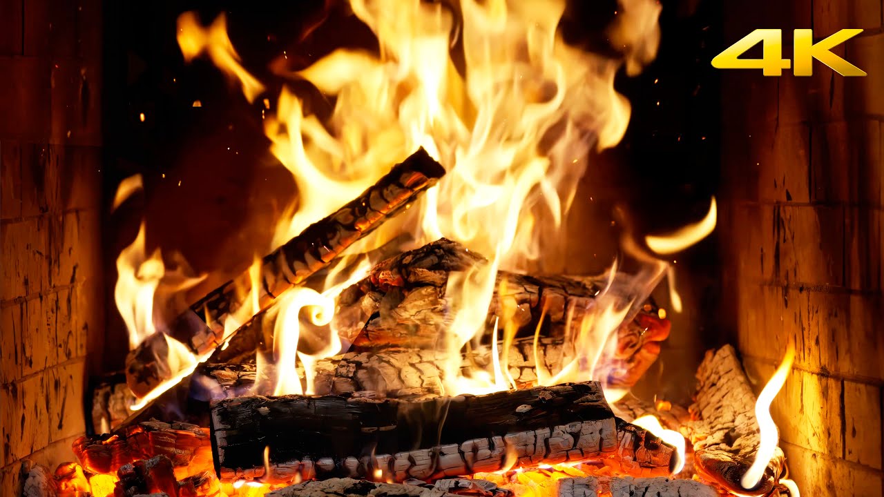 🔥 The Best Burning Fireplace with Hypnotic Flames, Warm Glow and Soothing Sounds to Melt Stress Away