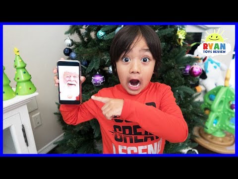 Ryan Facetime Santa Claus and he surprise Ryan with Christmas Presents!