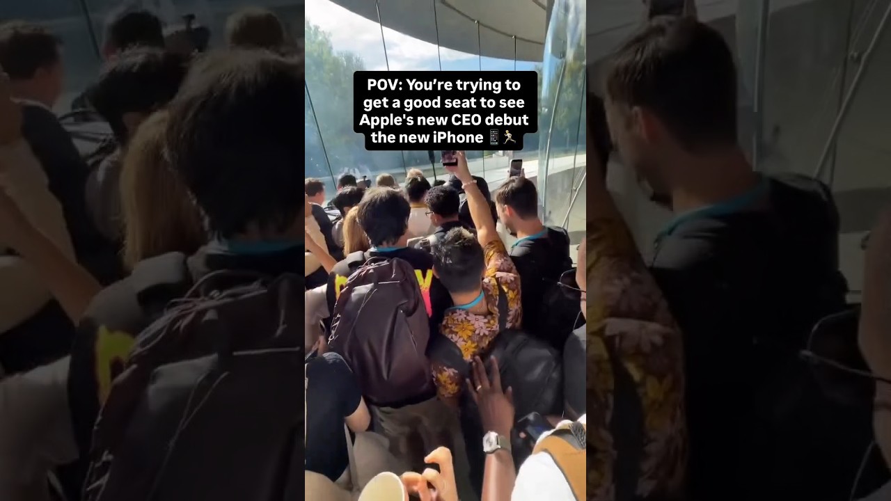 Apple's new iPhone event POV
