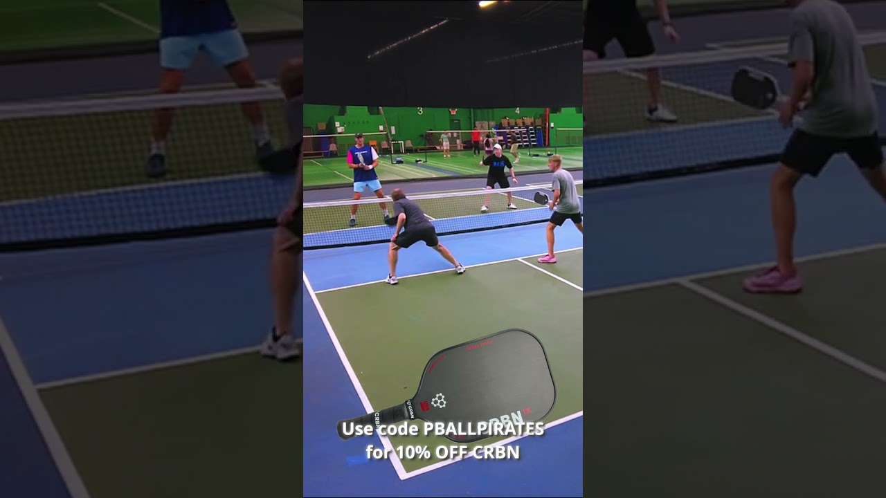 🥷Lucky Lob and Crazy Get #pickleballhighlights #pickleball #sports #sporthighlights
