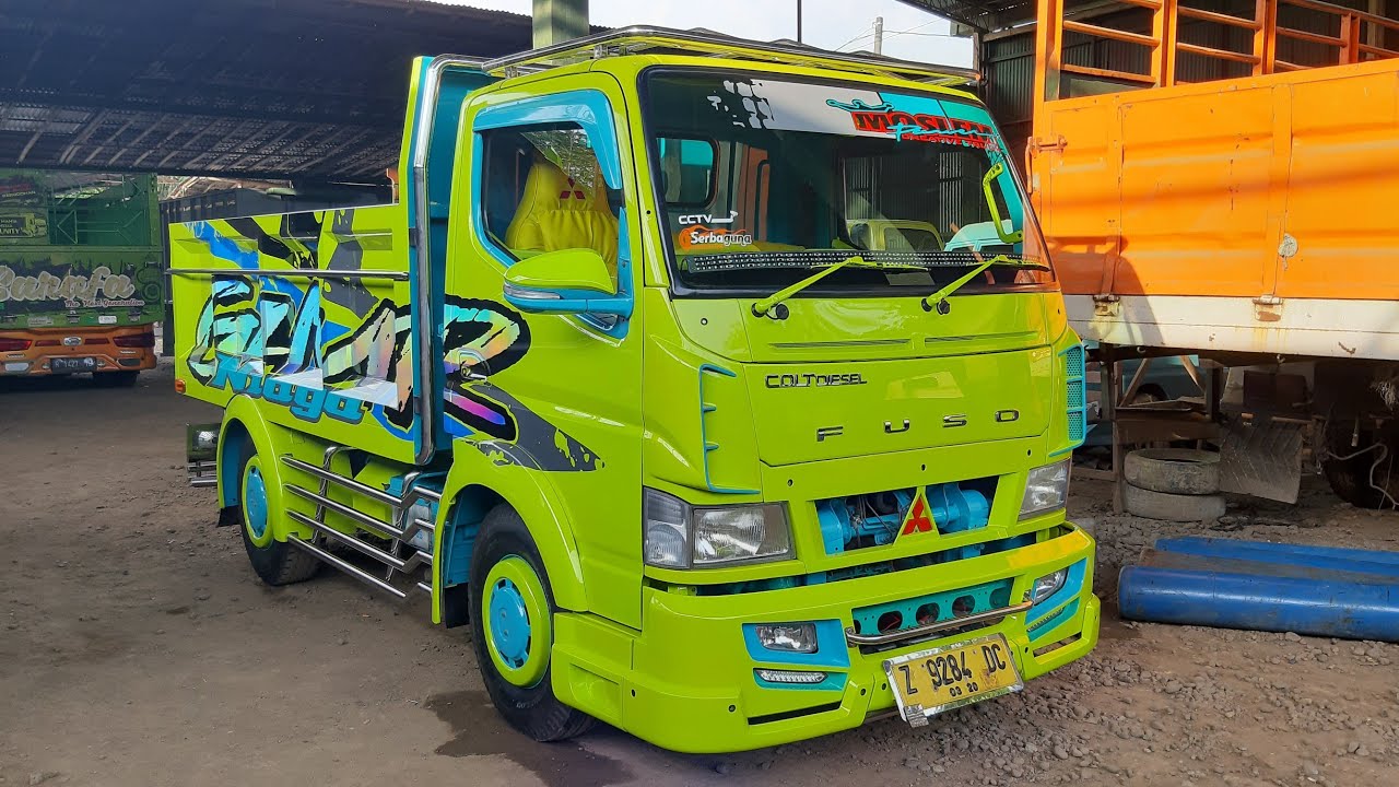 Truck Modifikasi Warna Kuning Kombinasi Karoseri Serbaguna By Karoseri Serbaguna