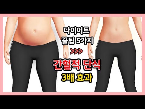 간헐적 단식으로 제일 빨리 살 빼는 5가지 다이어트 방법! 보는 사람은 진짜 빠질텐데