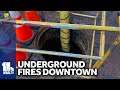 Underground fire shuts down power in downtown Baltimore