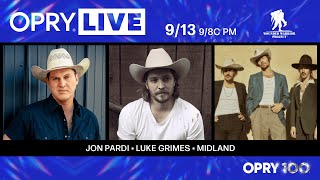 Opry Live - Jon Pardi, Luke Grimes, and Midland