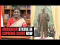 President Droupadi Murmu Unveils BR Ambedkars Statue At Supreme Court
