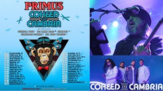 PRIMUS and COHEED AND CAMBRIA 2024 Tour w/ FISHBONE and more!