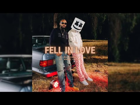 Marshmello - Fell In Love Ft. Brent Faiyaz (Lyrics)