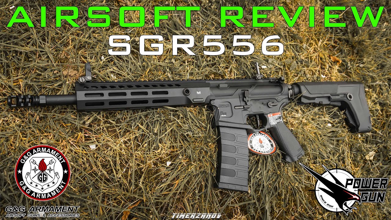 Airsoft Review #295 G&G Armament SGR556 G3 Split Gearbox AEG (M4) (Powergun) [FR]