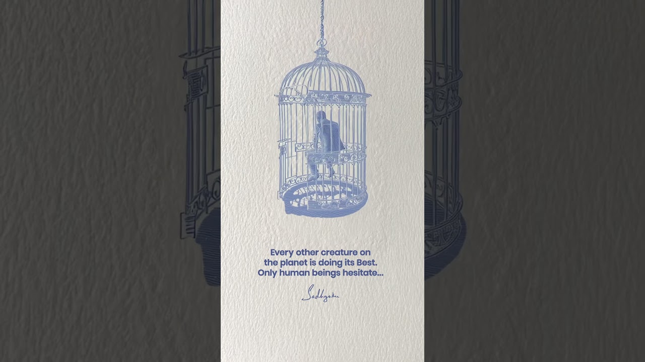 Only Human Beings Hesitate... | Sadhguru