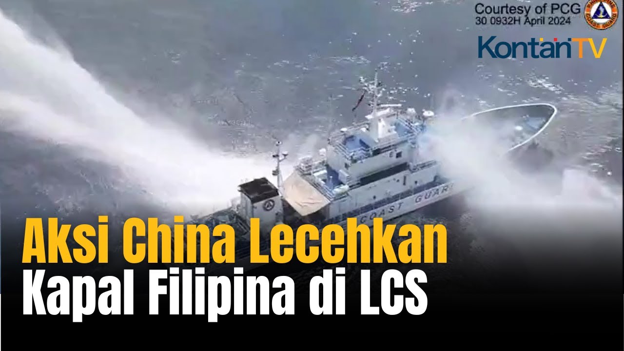 Aksi Penjaga Pantai China Lecehkan Kapal Filipina Di Laut Cina Selatan