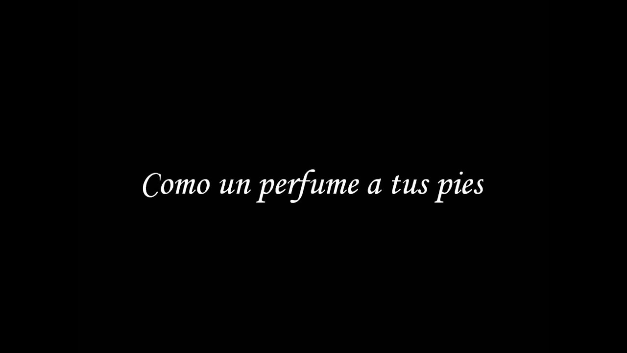 Como Un Perfume A Tus Pies Letra