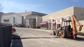 The former Sears store has closed and construction is underway to transform the space. As part of the construction, a walkway is in use to allow patrons access to the entire mall. The walkway goes through a section of the old Sears store as well as a section that is outside. Lexington Herald-Leader video by Charles Bertram
