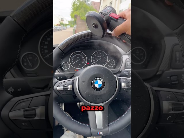 HA DISTRUTTO IL VOLANTE DELL’AUTO😨(@mylenkrad)