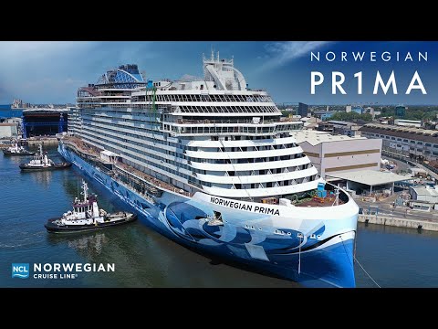 NCL’s ground-breaking new ship Norwegian Prima completes major construction milestone at the Fincantieri shipyard in Marghera, Italy, on Aug. 11, 2021, floating into the water for the very first time.