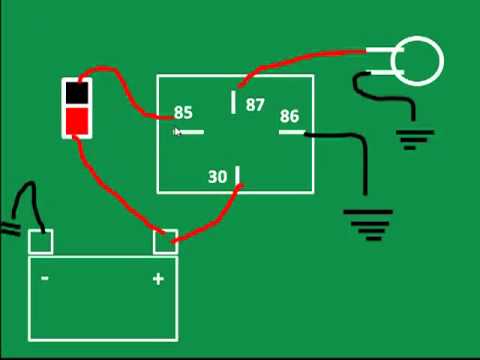 Instalação de relé auxiliar - YouTube xenon wiring diagram 