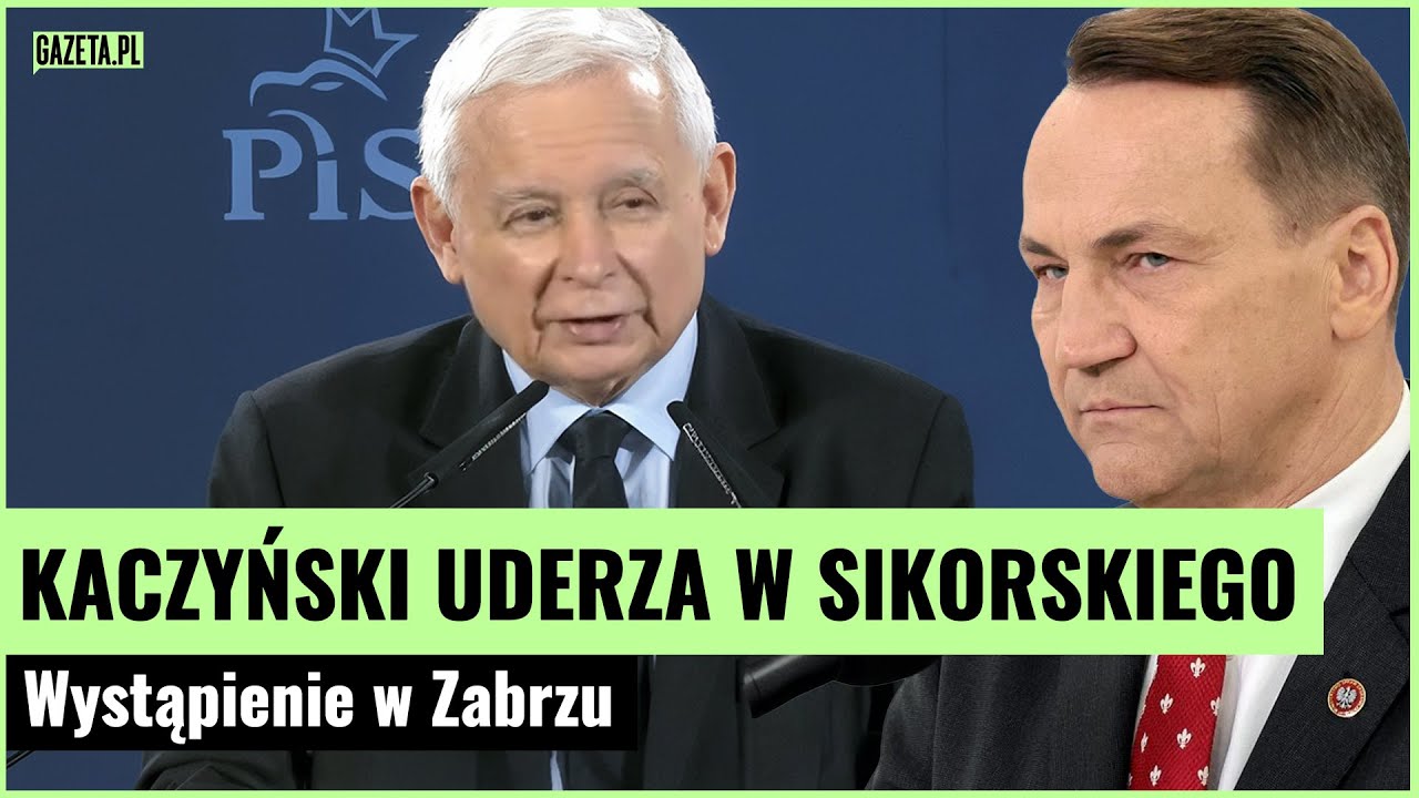 Качиньский жестко критикует Сикорского, крепкие слова на конференции | Gazeta.pl