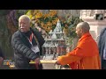 UP CM Yogi presents a silver replica of Ayodhya Ram Temple to PM Modi, RSS chief | News9  - 00:43 min - News - Video