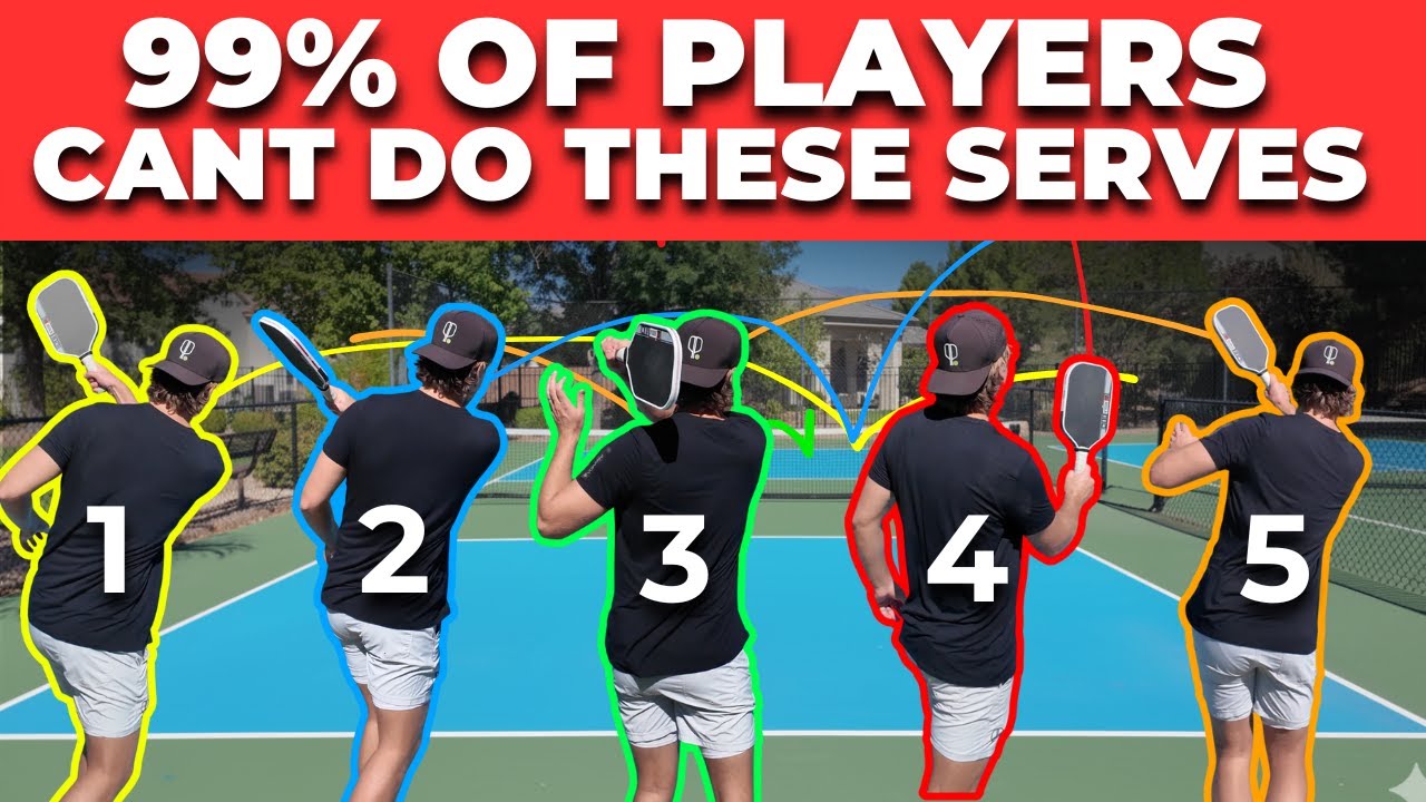 Top 5 BEST Serves in Pickleball and How to do them