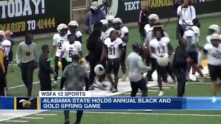 Alabama State holds annual Black & Gold spring game