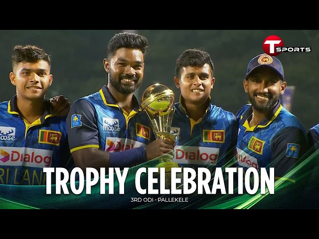 Celebrate the Champions! Sri Lanka’s Trophy Lift & Winning Moments! | T Sports