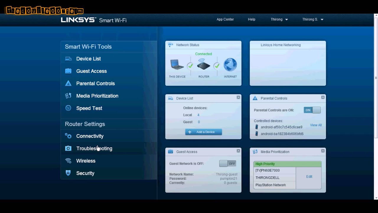 Linksys Router Login >> Linksys Smart Wi-Fi Portforwarding - YouTube Linksys Router Login >> Linksys Smart Wi-Fi Portforwarding - YouTube