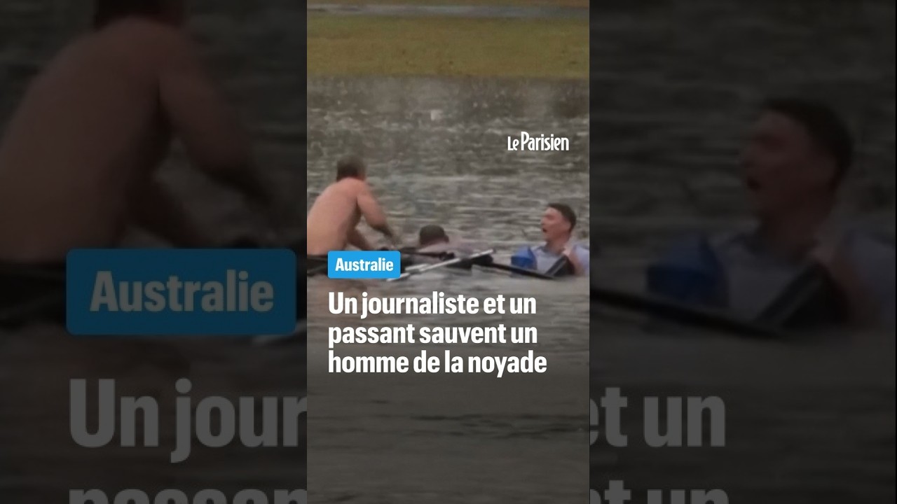 Un journaliste et un passant sauvent un homme de la noyade