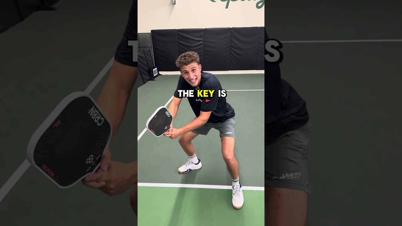 The reason your 2 handed backhand dink STINKS! #pickleball #pickleballtips