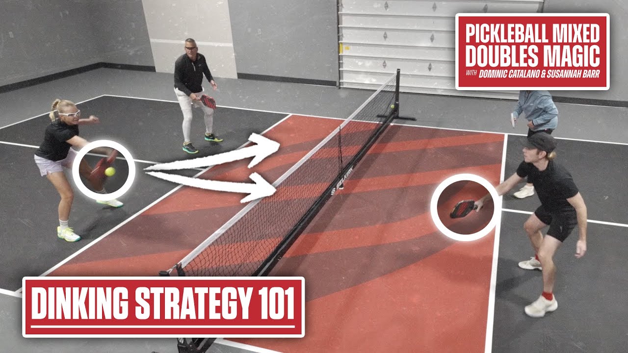 Pickleball Mixed Doubles Dink Strategy