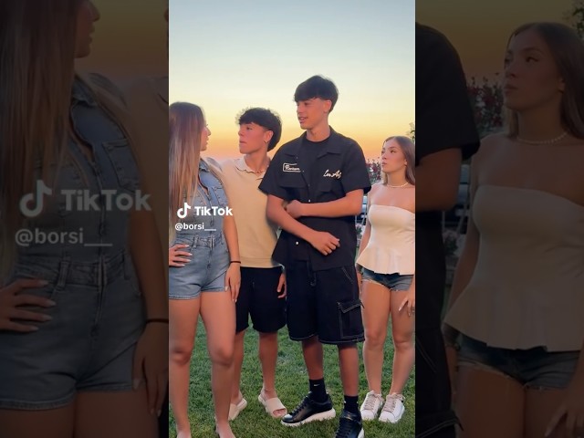 tiktok di viola silvi , fabio ferrucci , cristiano borsi e alice mordenti