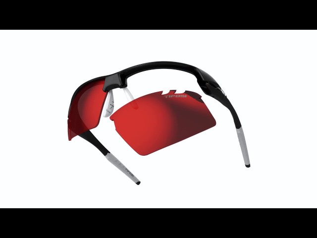 Tifosi Crit Radsportbrille TR-90 Rahmen 3 Gläser Sets - Schw