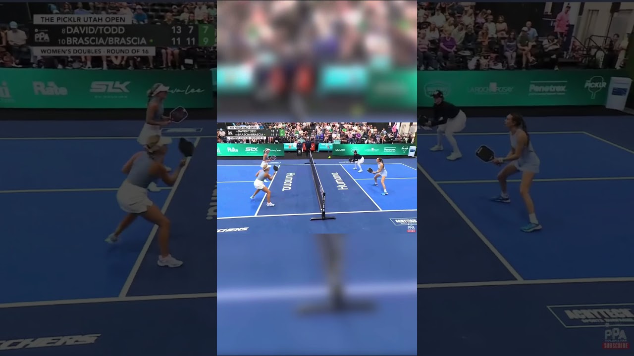 Maggie Brascia's fast hands gets them to match point 🤩