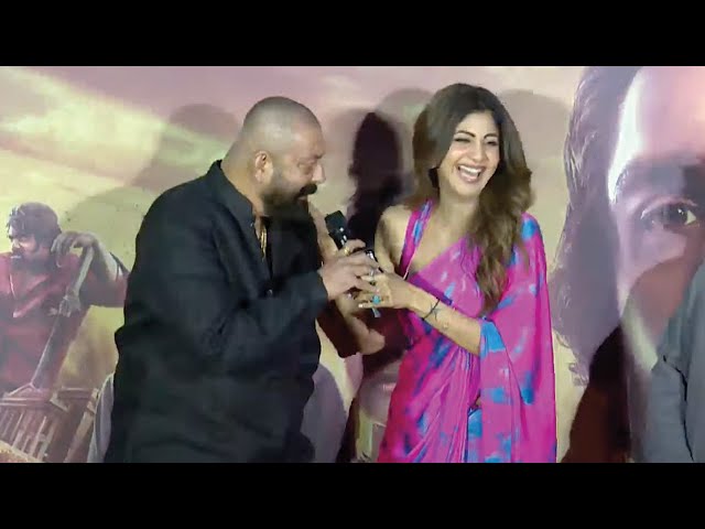 Actress Shilpa Shetty Cute Speech @ KD - The Devil Teaser Launch Event | Manastars