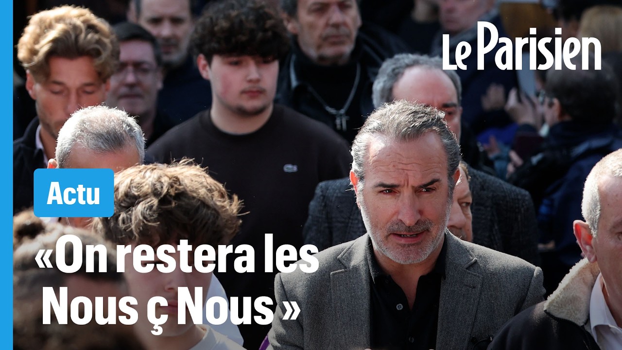 L'adieu à Bruno Salomone marqué par l'hommage de Jean Dujardin