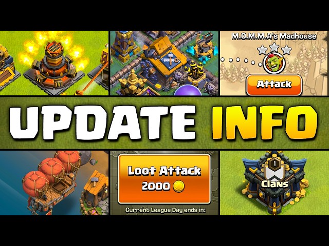 New Troop, Equipment, TH18, Builder Base & More - Update Info!