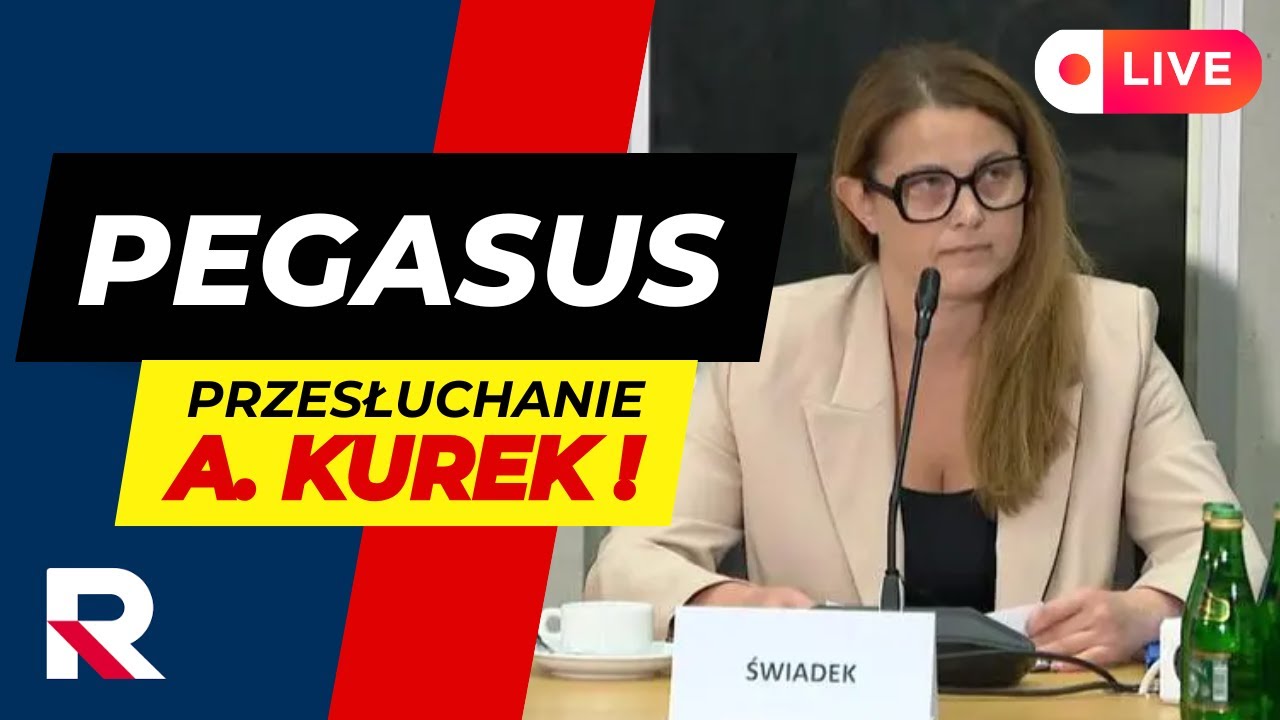 🔴 Na żywo: Komisja ds. Pegasusa - przesłuchanie ALICJI KUREK ! 🔴