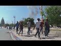 Gunbattle erupts between police and gangs in Haiti near the National Palace  - 00:48 min - News - Video