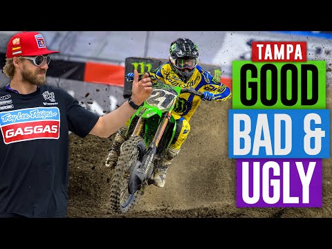 Why Cant Jason Anderson Avoid Drama? - Good, Bad and Ugly from Tampa Supercross