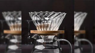 Pratinjau video produk One Two Cups Filter Penyaring Kopi V60 Coffee Filter Wooden Bracket - SE102