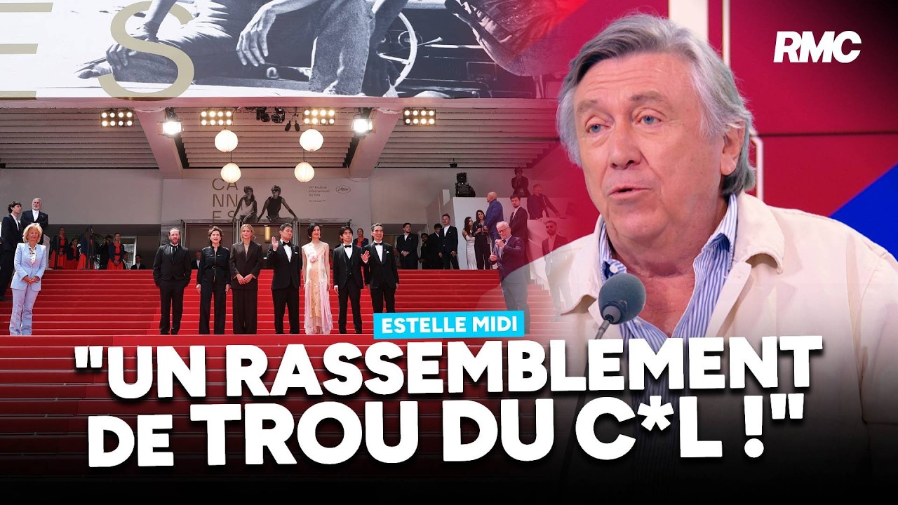 Jacques Legros démonte le festival de Cannes : "Un rassemblement de trou du c*l !"
